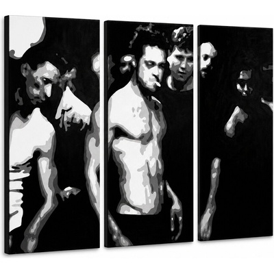 Ručne maľovaný POP Art obraz Fight Club - 60x40 cm