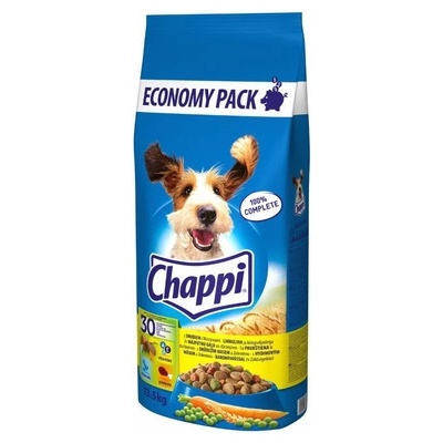 Chappi Mix so zeleninou s hovädzím mäsom a kuracím mäsom 2 x 13,5 kg