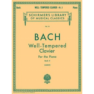 Well Tempered Clavier Book 2 Piano Solo Johann Sebastian Bach,Carl Czerny – Hledejceny.cz