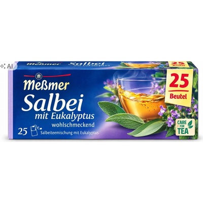 Messmer Bylinný čaj v nálevových vreckách 43,75 g
