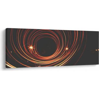 Obraz abstraktních linek, jednodílný 100x40 cm