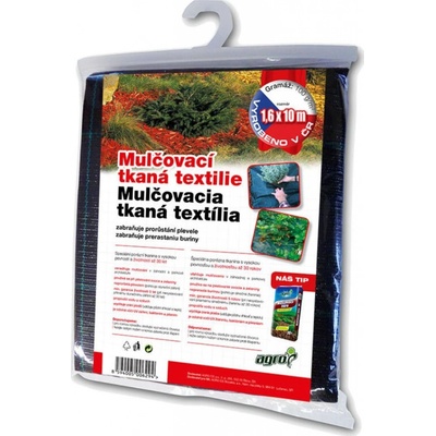 Agro Tkaná mulčovací 1,6 x 10 m černá – Hledejceny.cz