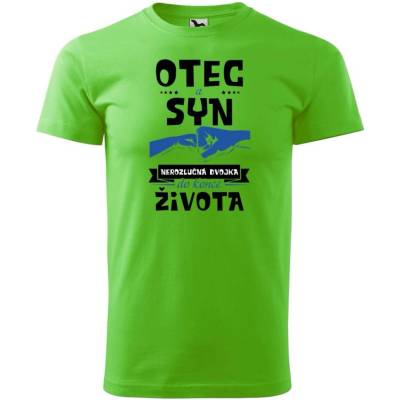 Dobrý Triko pánské tričko Nerozlučná dvojka Apple green – Hledejceny.cz