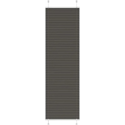 VidaXL Roleta plisé 65 x 200 cm černá