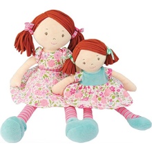 Bonikka látková 25 cm malá Katy ružovo-modré šaty