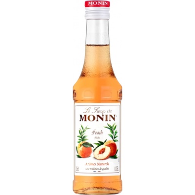 Monin Le Sirop Peach Broskev 250 ml