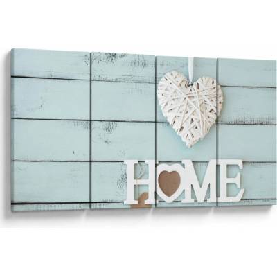 Obraz - I love home, štvordielne 160x80 cm
