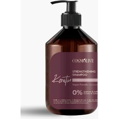 Cosmolive šampón s keratínom pre obnovu a posilnenie vlasov 500ml