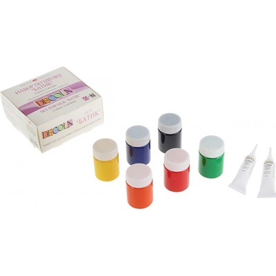 Decola na hodváb Sada farieb 6x50 ml