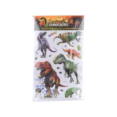 3D samolepky s dinosaury