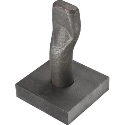 CAIS Pánt na bránu a vráta - spodný záves SH-24, 70x70 mm, čap pr.23 mm a kotviaca doska