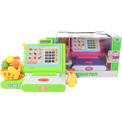 Pokladna na baterie s doplňky