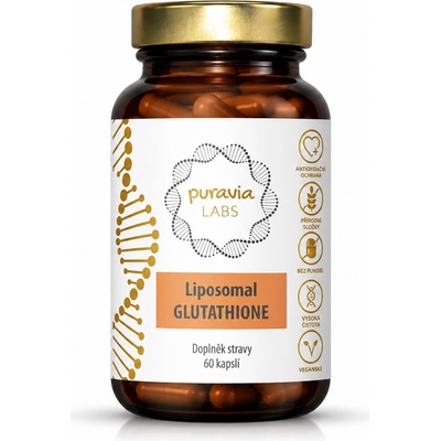 Puravia LABS Liposomální glutathion 60 kapslí