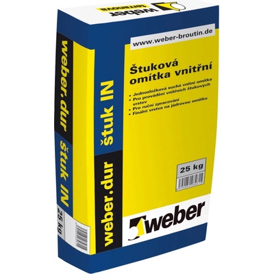 Weber weber.dur štuk IN vnitřní 25 kg - MVJ 310 25