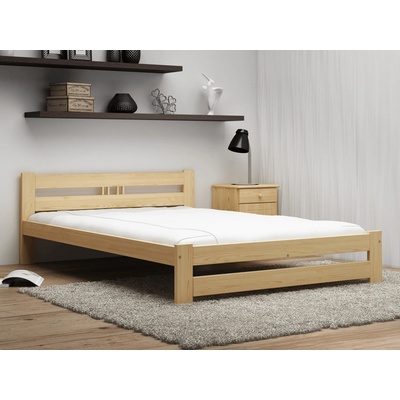 AMI Nábytek masiv VitBed Lux s roštem borovice