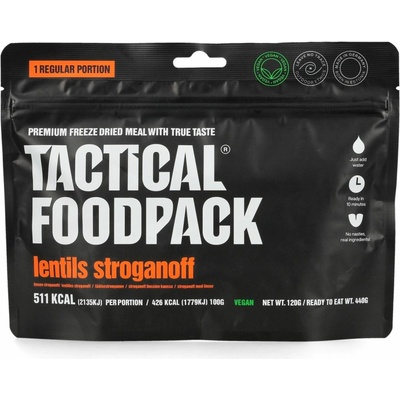 Tactical Foodpack Čočka Strogonoff 440 g