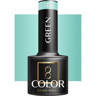 Activeshop V Ocho Nails Hybridný lak na nechty zelený 701 5 g