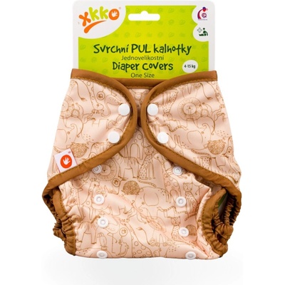 Kikko Svrchní PUL kalhotky XKKO One Size Safari Honey Mustard