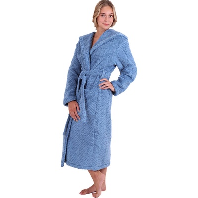 Vestis Athena bavlněný župan s kapucí denim – Hledejceny.cz
