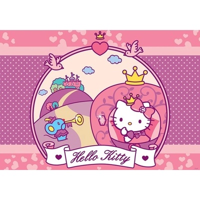 Preinterier FT2092 Fototapeta na stenu Hello Kitty princezná vlies 152cm x 104cm