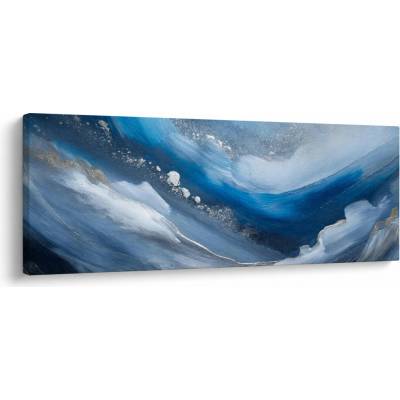 Obraz - Abstrakcia oceánu, jednodielne 145x58 cm