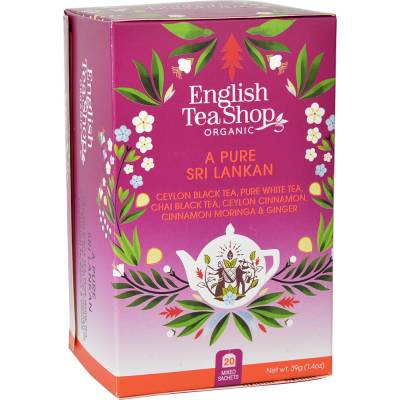 English Tea Shop BIO Mix čajov Čistý Srílančan 20 vrecúšok