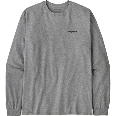Patagonia L/S P-6 Logo Responsibili-Tee gravel heather