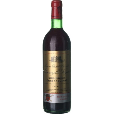 Chateau Lamarzelle Figeac Saint-Emilion Grand Cru suché červené 1977 0,75 l (holá láhev)