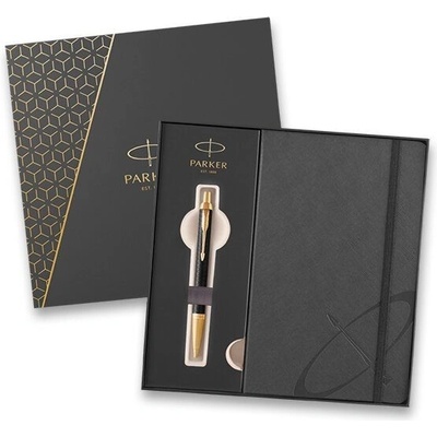 Parker 1502/3292667 Royal IM Premium Black GT sada dárková sada kuličkové tužky v kazetě se zápisníkem – Hledejceny.cz
