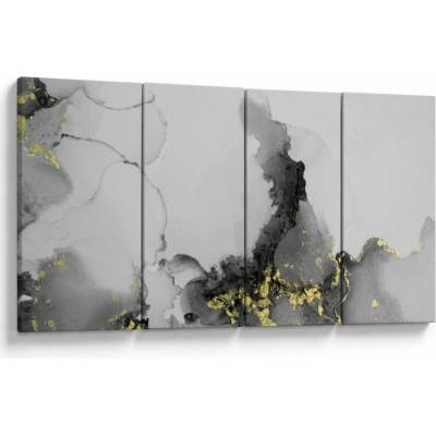 Obraz - Atramentové umenie, štvordielne 160x80 cm