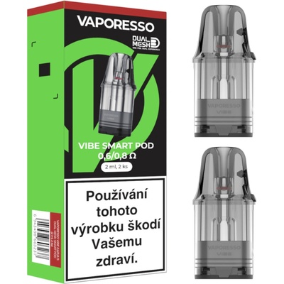 Vaporesso VIBE Smart Pod cartridge 0,8 Ohm 2ks