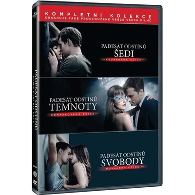 Padesát odstínů - Kompletní kolekce: 3 DVD