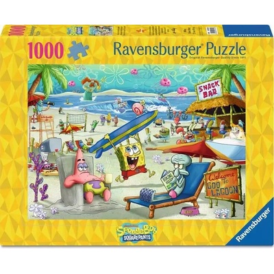 Ravensburger Spongebob Pláž Bikini Bottom 1000 dílků