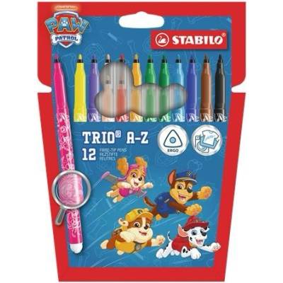 Stabilo Trio A-Z Pásiková hliadka 12 rôznych farieb 378/1-12-05