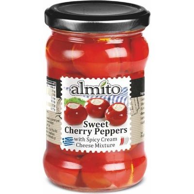 Almito Sladké cherry papriky plněné sýrem 280 g – Hledejceny.cz