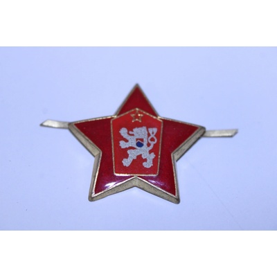 ČSSR Odznak Lidové Milice čepicový