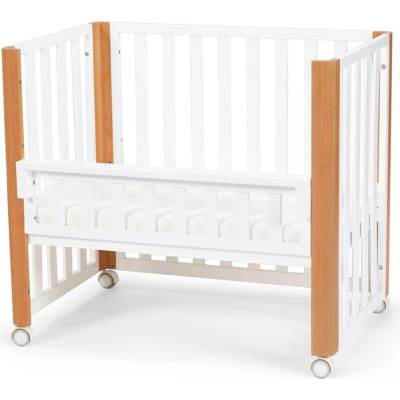 Kinderkraft Cestovní postýlka Koya Wooden White