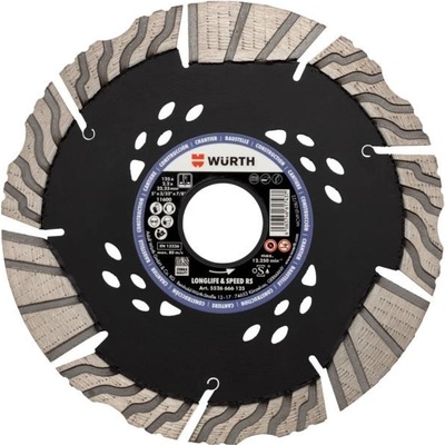 Würth Diamantový rezný kotúč 2223 x 125 mm 5526666125