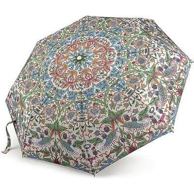 William Morris Minilete 2 strawberry Thief L757 deštník dámský skládací zvířecí motiv