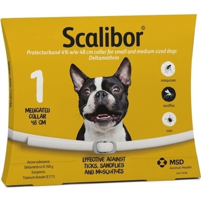 SCALIBOR antiparazitní obojek pro psy 48 cm 2 ks
