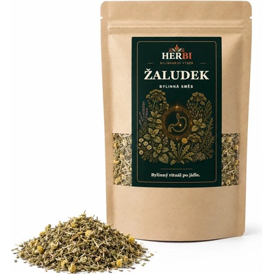 Herbi Bylinný čaj Žalúdok na trávenie úľavu a pohodu po jedle 500 g