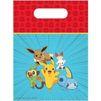 Plastová darčeková taška Pokémon Next Generation, darčeková taška 6 kusov