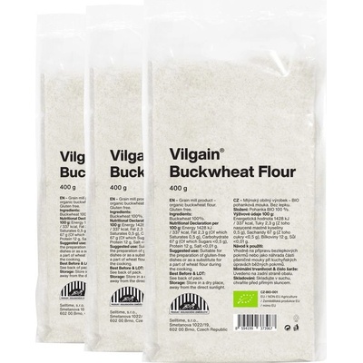 Vilgain Pohanková mouka bio 3 x 400 g
