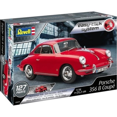 Revell Model Kit - Porsche 356B Coupé - 75 years of plastic model building 1:16, REV67724