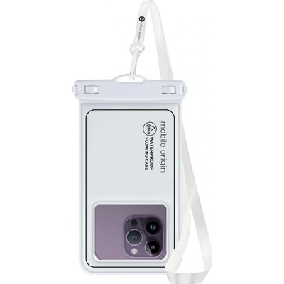 Mobile Origin Waterproof Floating Case 6.5" White/Black DBL-WHT-BLK01