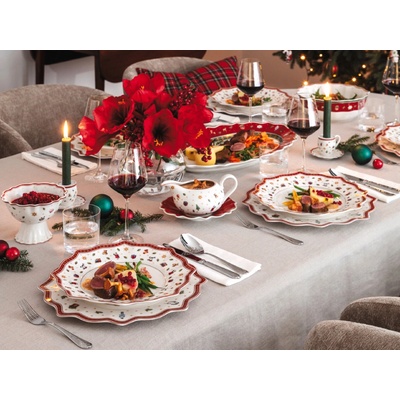 Villeroy & Boch Toy's Delight Obedový set tanierov biely s polievkovou misou 18 ks