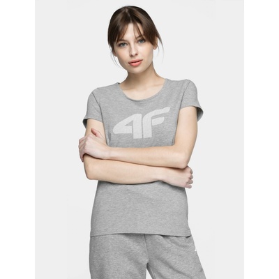4F NOSH4 TSD005 Dámske tričko US S NOSH4 TSD005 COLD LIGHT GREY