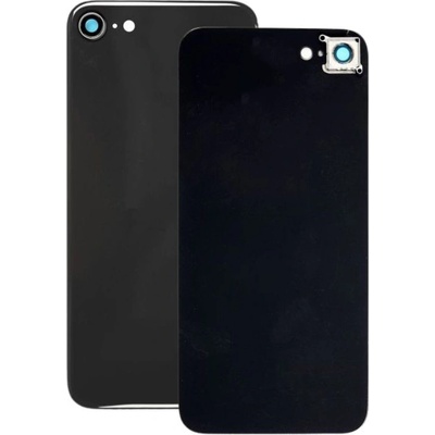 Apple iPhone SE (2nd Gen 2020) - Sklo Zadného Housingu + Sklíčko Zadnej Kamery (Black), Black