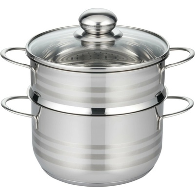 ELO Brillant Parný hrniec 24 cm, 2,9/5,6 l, nerezový BASIC 22724