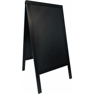 CONTACTO Informačná tabuľa drevená 680 x 1200 mm, čierna | CONTACTO, 7696/125